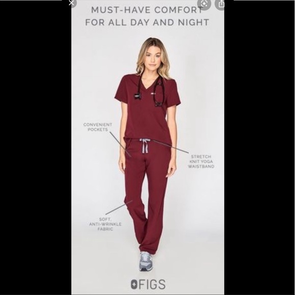 NWT FIGS Yola Tall Skinny Scrubs Pants Tall - Picture 2 of 8